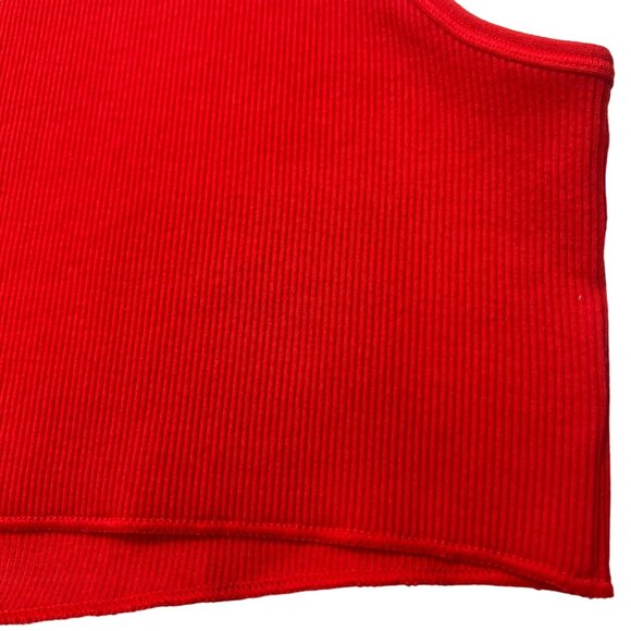 SKIMS Cotton Rib Super Crop Tank Ruby 3X - Picture 7 of 10